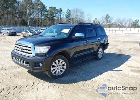 2013 Toyota Sequoia Platinum 5.7L V8 from USA, damaged, VIN 5TDDW5G12DS090296